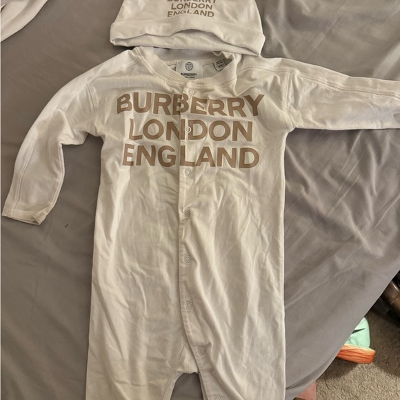 Burberry Kids White One Piece